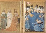 unknow artist The Wilton diptych oil painting on canvas